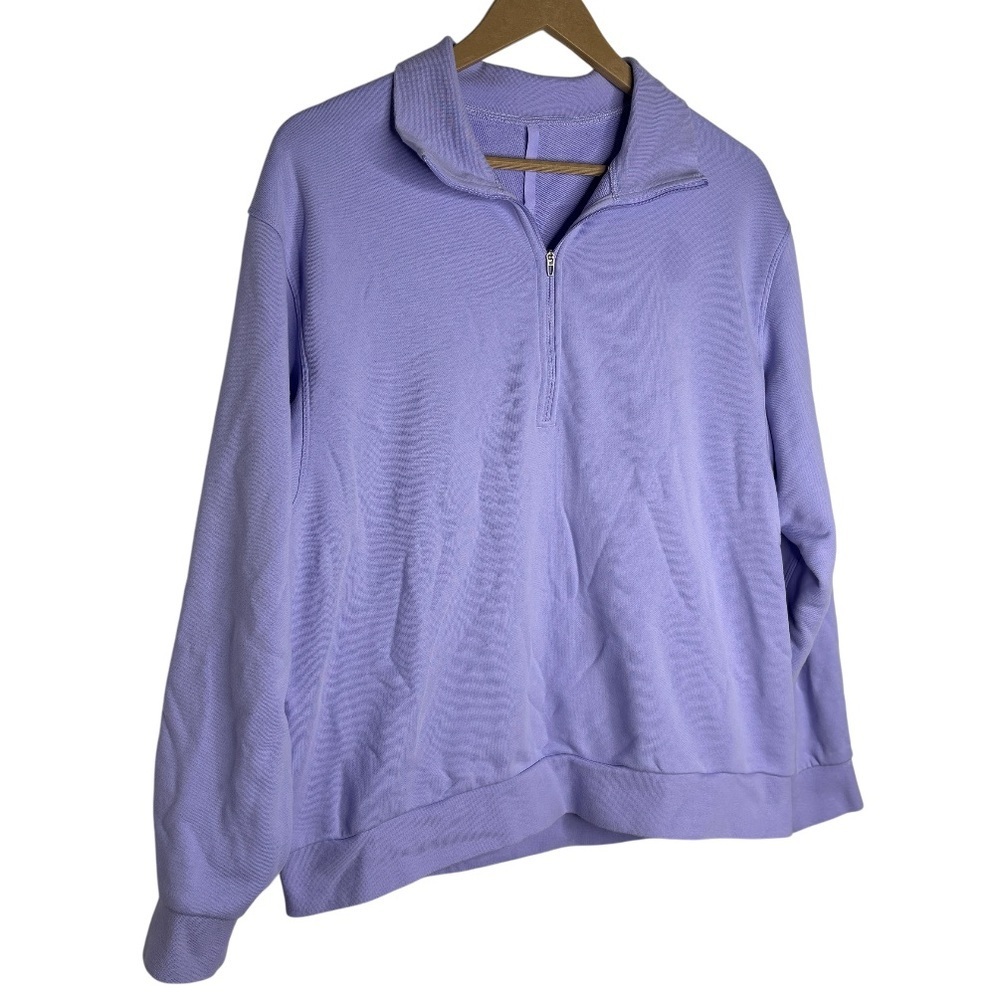 Lululemon Men’s ½ Zip Pullover Sweatshirt – Lavender Purple – Size Small - Picture 3 of 6